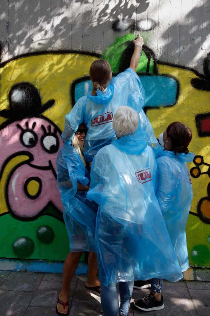graffiti workshop samarbete tillsammans